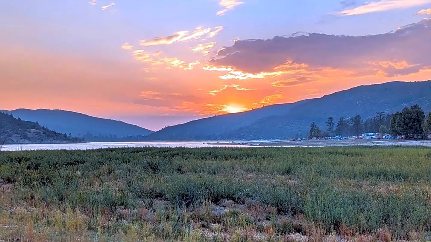 Lakeside camping at Lake Hemet