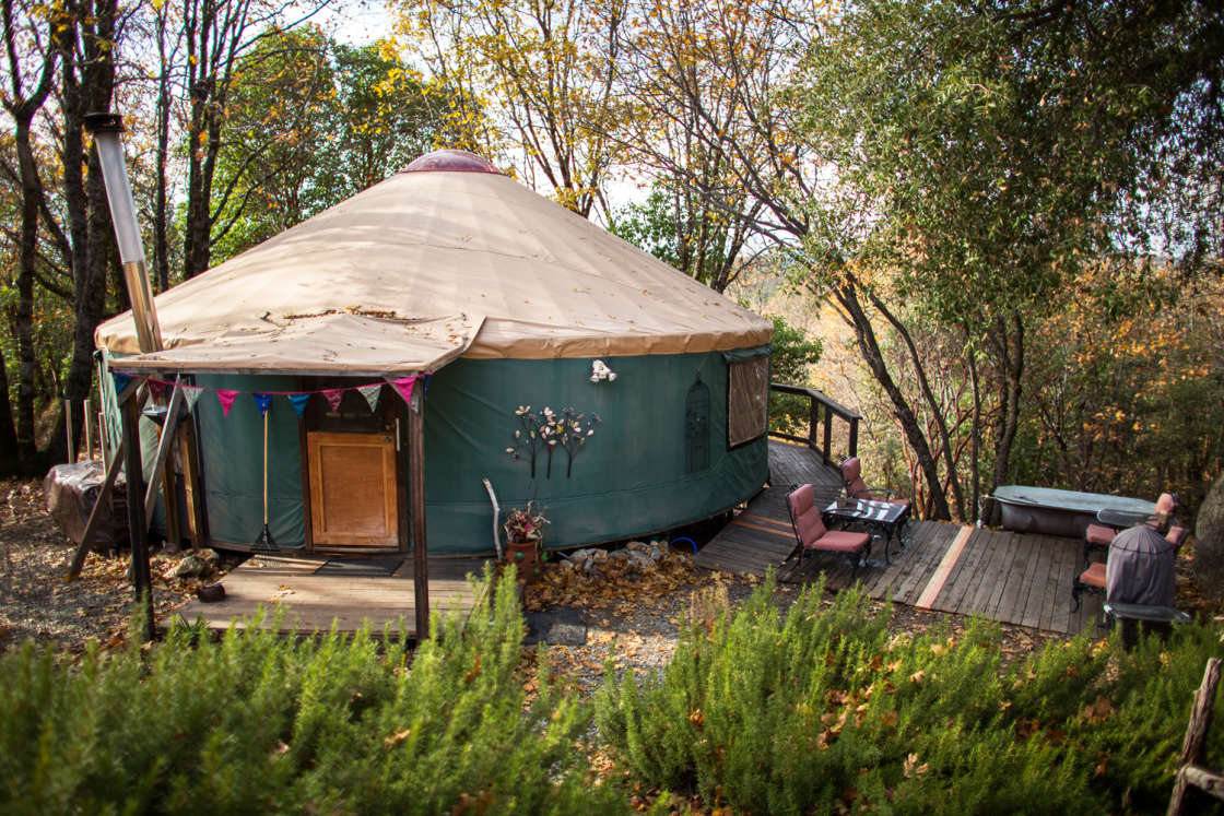 The Yuba Yurt - Hipcamp In North San Juan, California