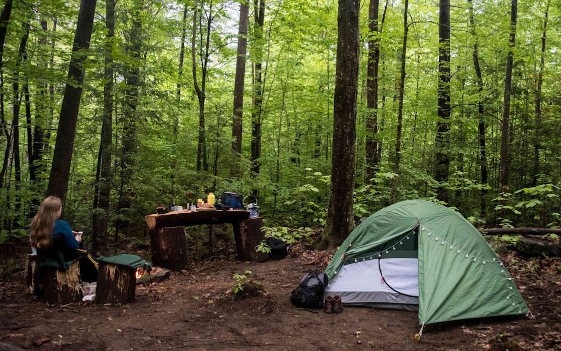 Camps of the Pioneers Hipcamp in Ellsworth, Maine