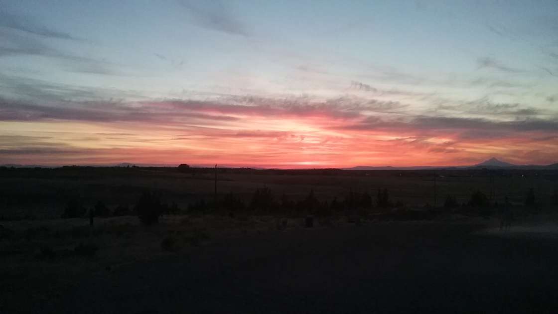 solar camping in the path Hipcamp in Madras , Oregon