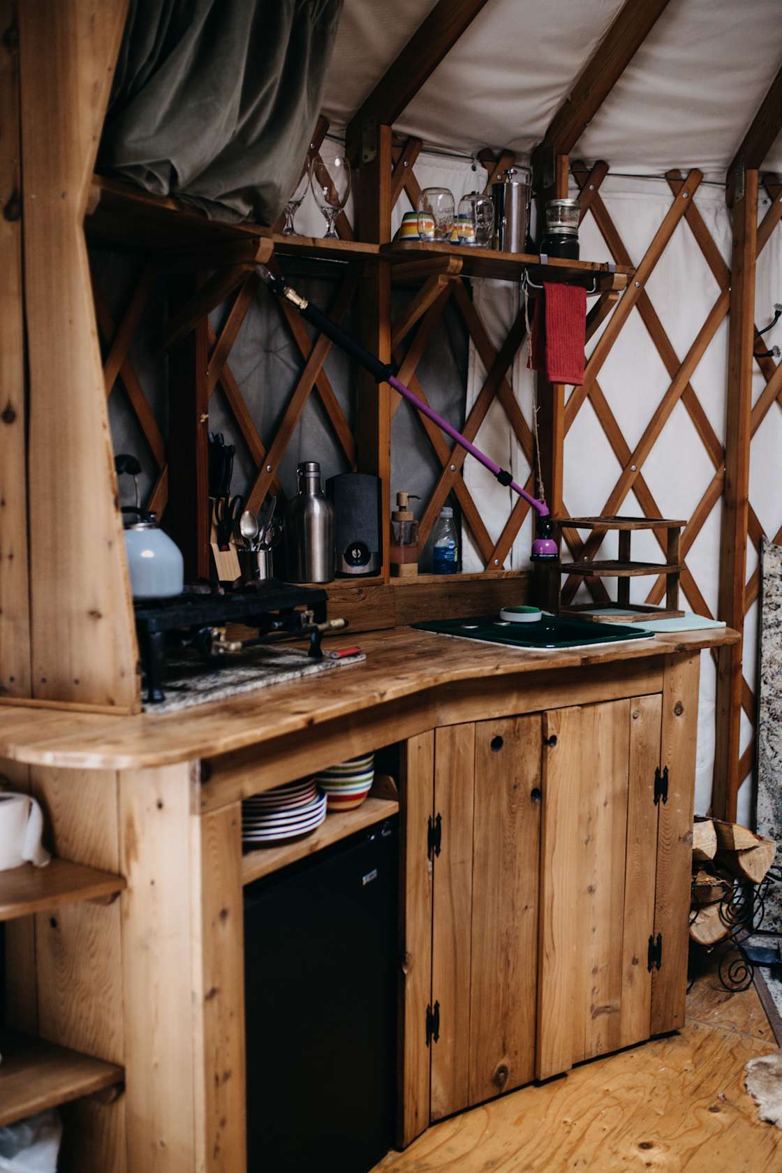Small Yurt in the Woods Hipcamp in Sandpoint, Idaho