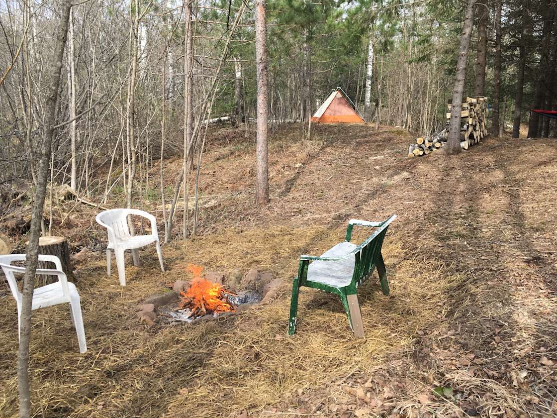 Amity Creek Camp Hipcamp in Duluth, Minnesota