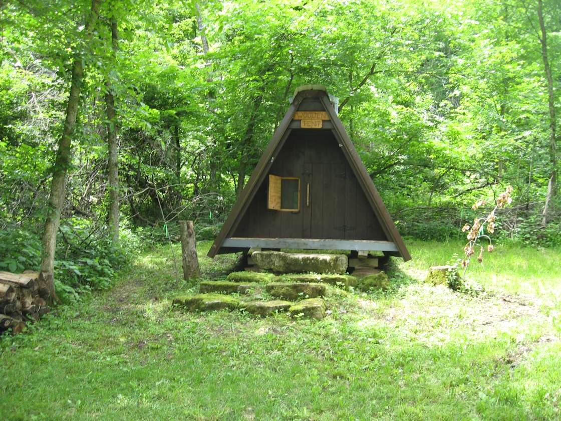 Gilles Family Dairy & Woodland Hipcamp in Houston, Minnesota