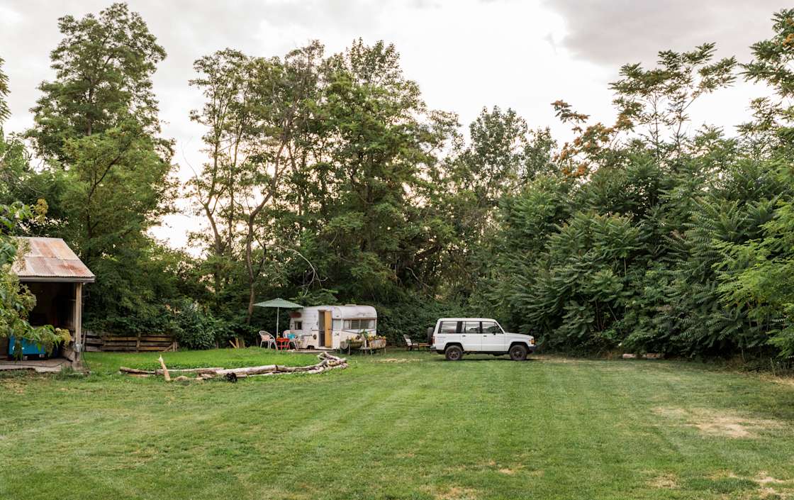 Vintage 1962 Travel Trailer Hipcamp in Milton Freewater, Oregon