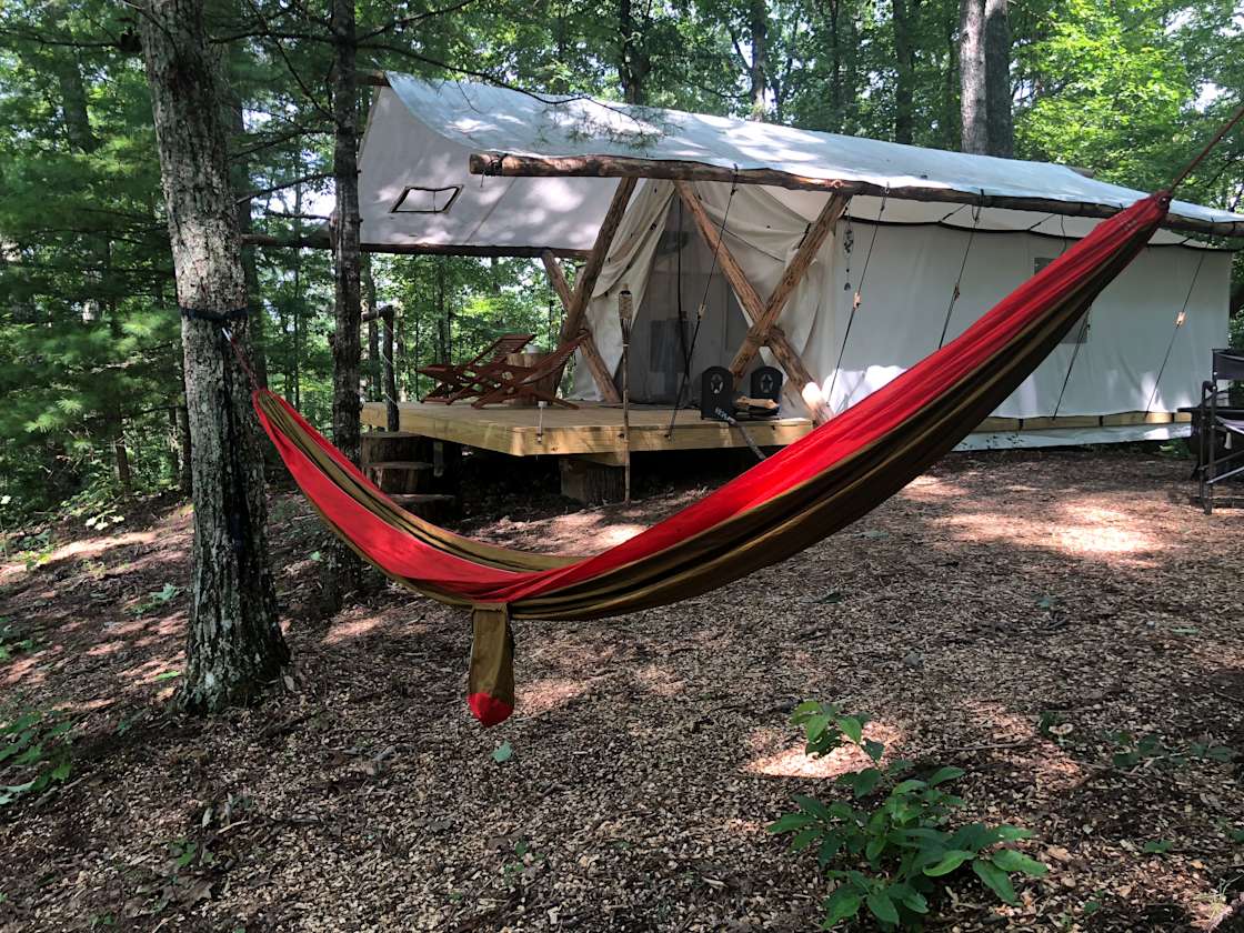 Canopy Ridge Hipcamp in Pigeon Tennessee