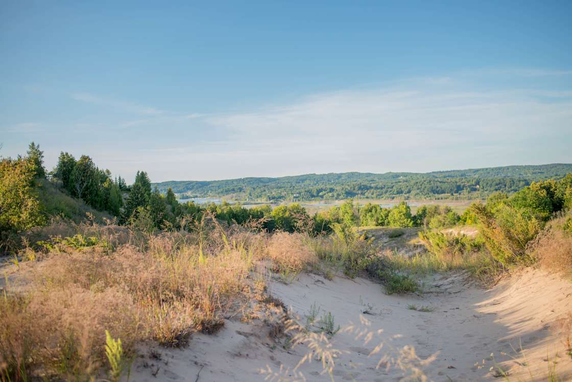 Hygge Dune Camp Hipcamp in Elberta, Michigan