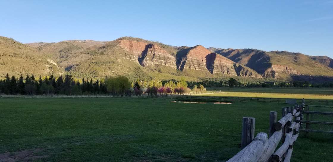 Animas River Valley red cliffs Hipcamp in Durango, Colorado