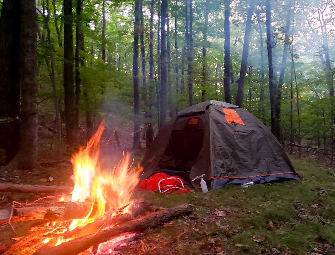 Hiking Paradise Hipcamp in Bloomingburg, New York
