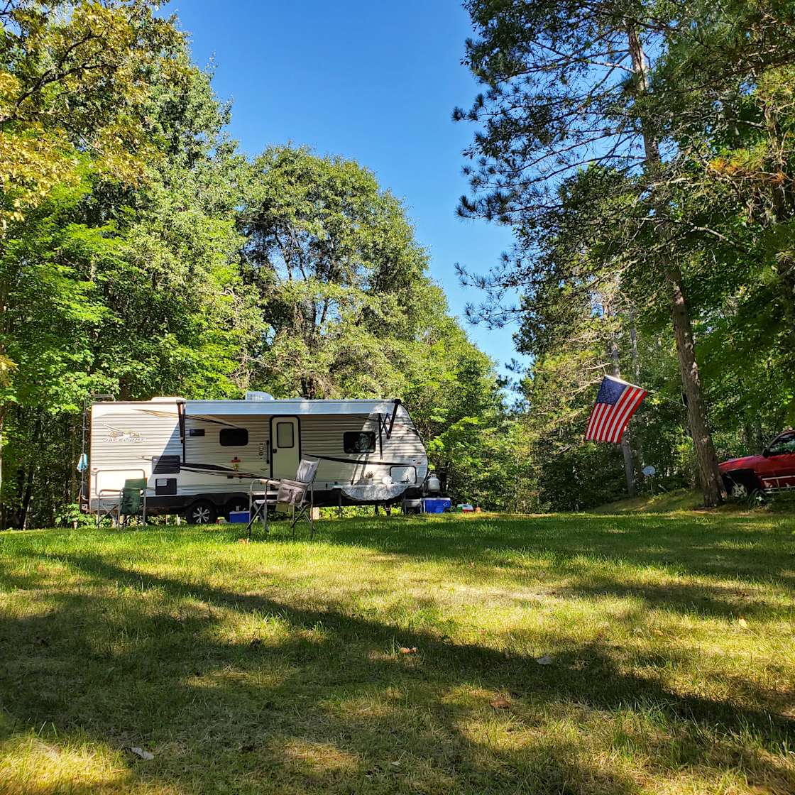 Trego Lake Lakefront Property - Hipcamp in Trego, Wisconsin