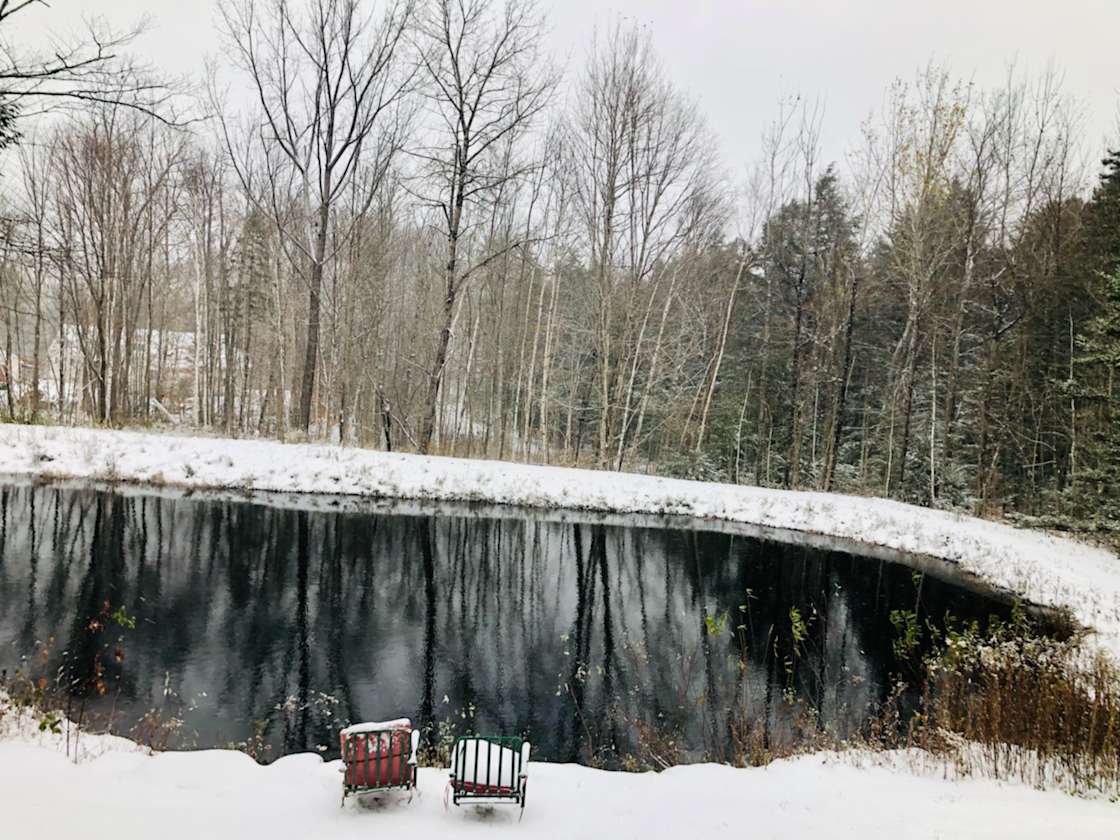 Green Mountain Hideaway Hipcamp in Mount Holly, Vermont