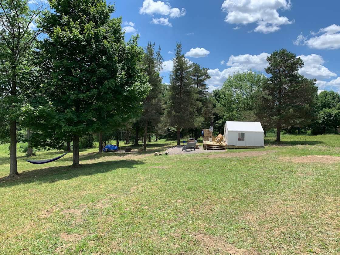 A Hilltop View Hipcamp in Varysburg, New York
