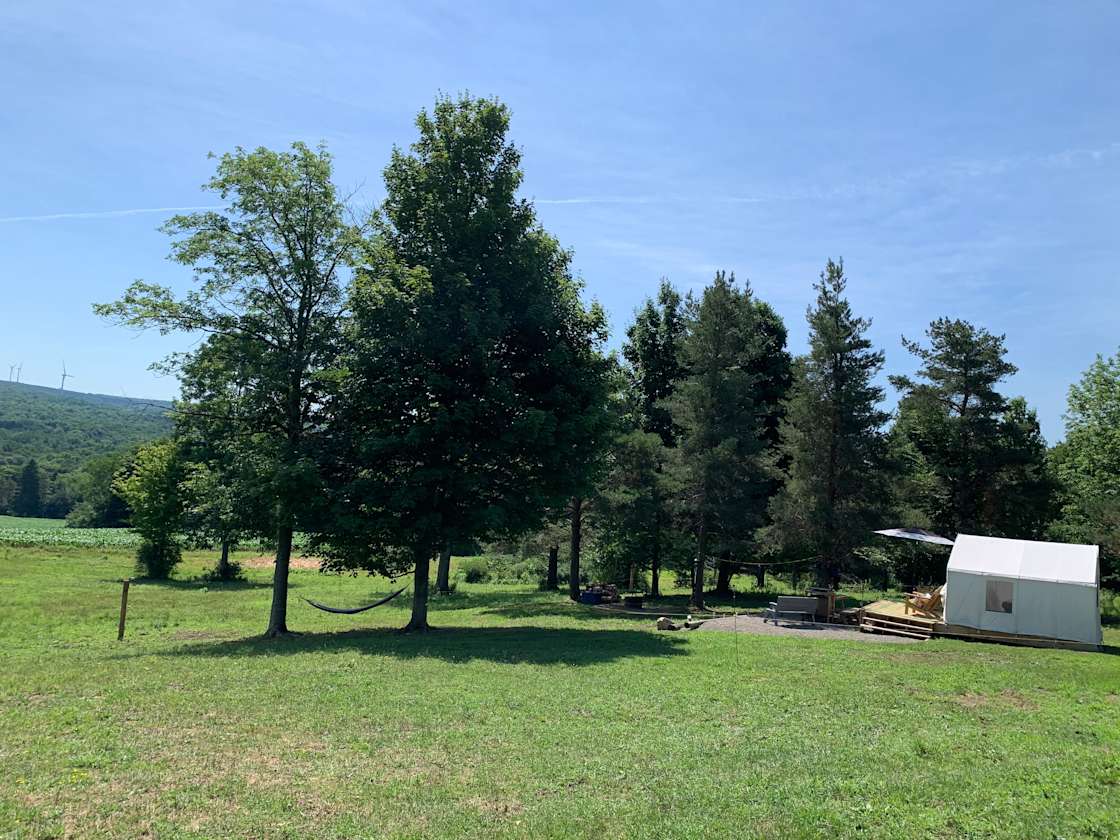 A Hilltop View Hipcamp in Varysburg, New York