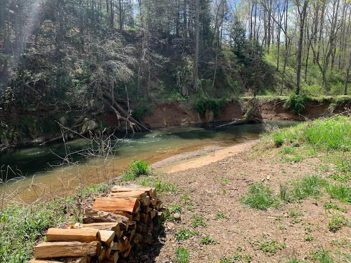 Private Paradise on Rivers Bend Hipcamp in Brightwood, Virginia