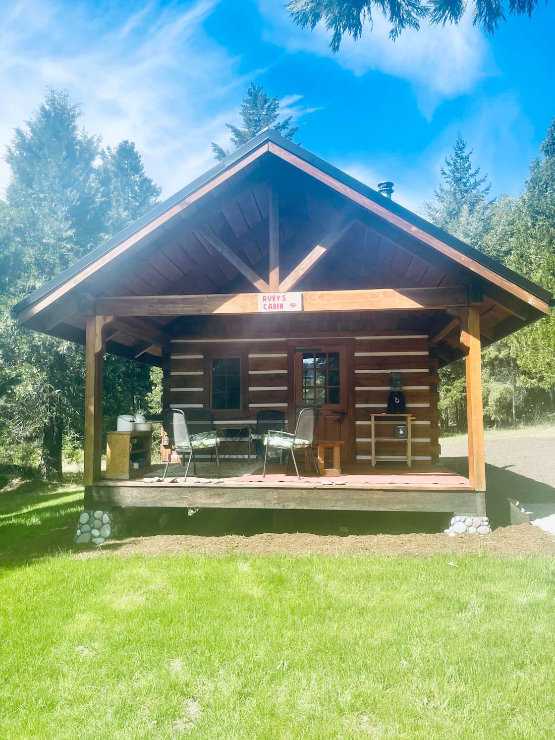 Ruby’s Cabin Hipcamp in Westfir, Oregon