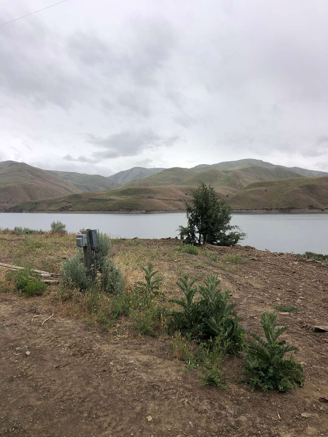 Waterfront RV camping brownlee Hipcamp in Huntington, Oregon