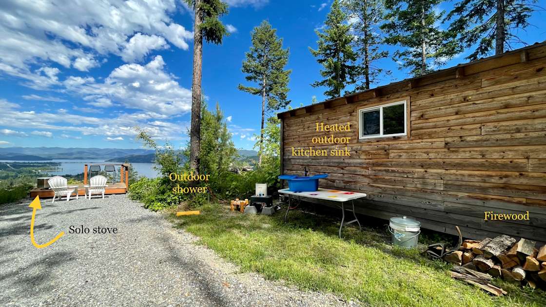 Lofted Lake Views for Creatives Hipcamp in Sagle, Idaho