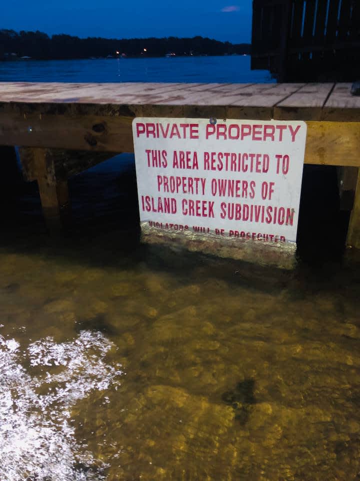 Lovely lake access deeded boat dock Hipcamp in Sparta,