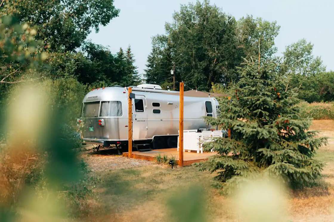 The Dale Airstream Glamping Hipcamp in Furdale, Saskatchewan