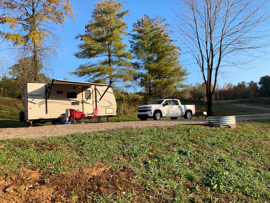Lake View camping Hipcamp in Reynolds Station, Kentucky