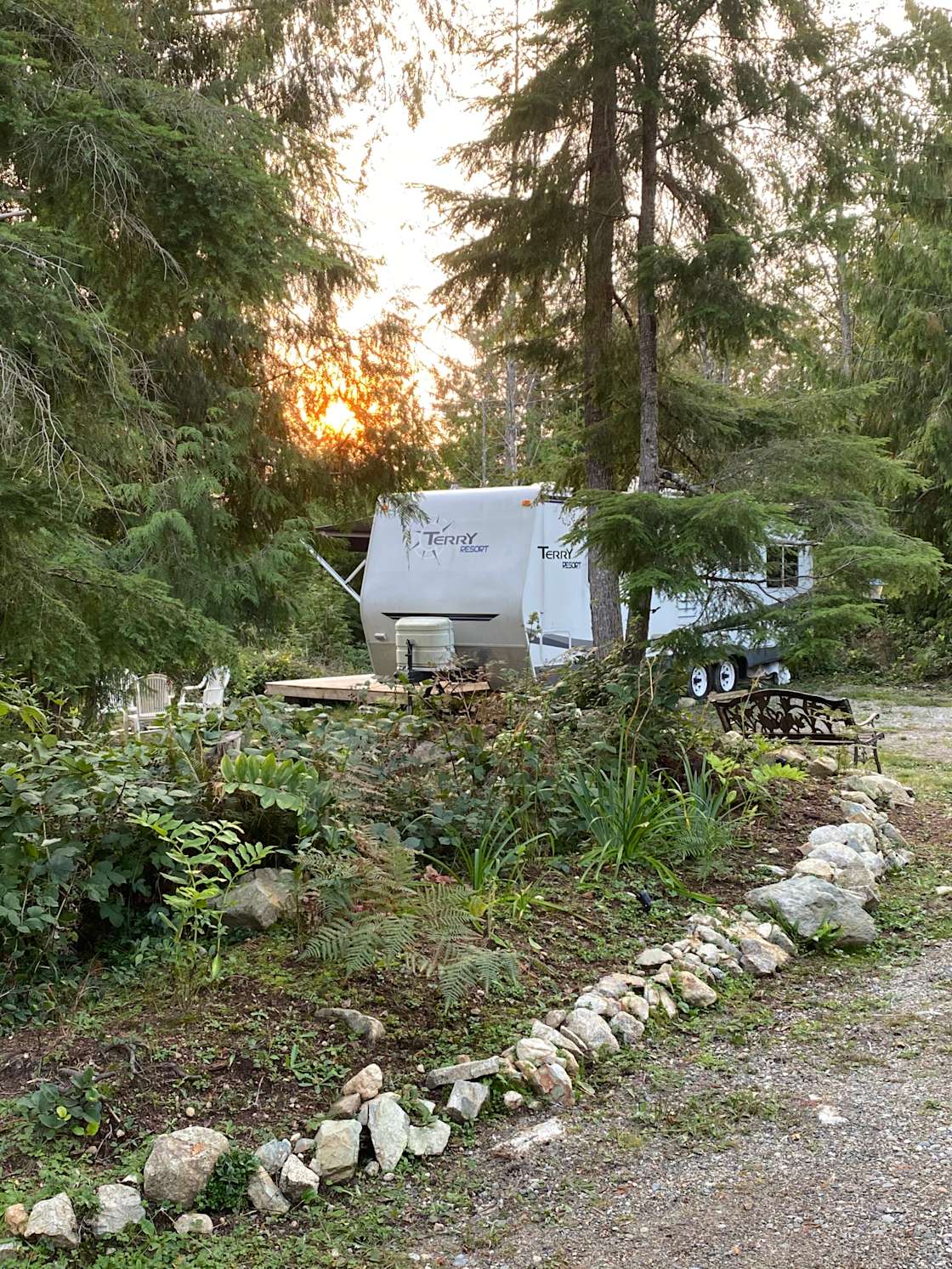 Tiny Secrets Farm & Retreat Hipcamp in Halfmoon Bay, British Columbia