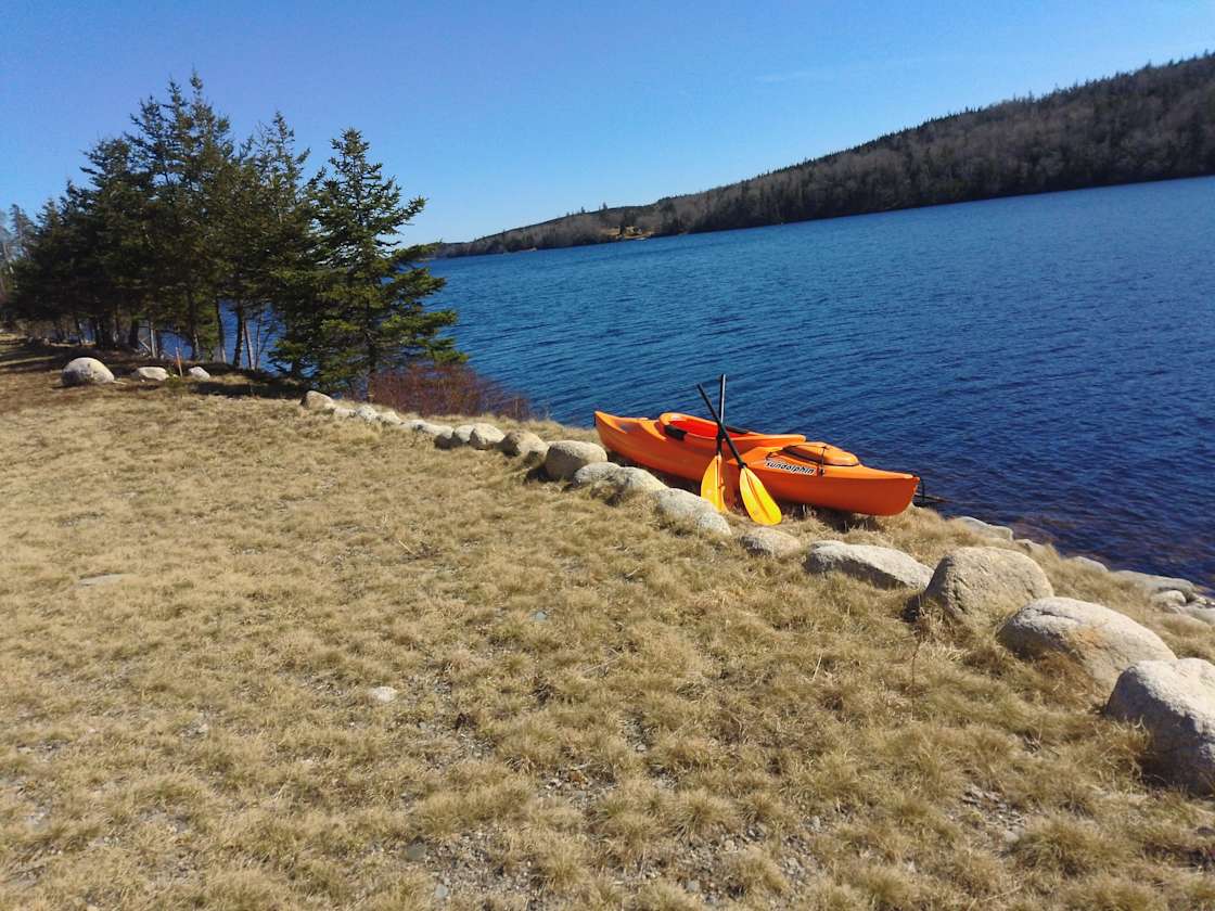 The Hanna's Life on the Lake escape Hipcamp in St. Mary's, Nova Scotia
