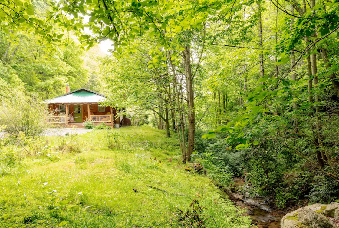 Peaceful Cabin Retreat Hipcamp in Marshall, North Carolina