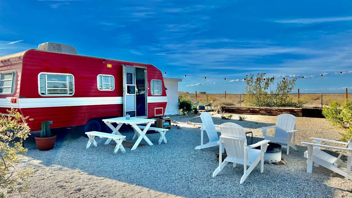 The Jackrabbit Camper Ranch Hipcamp in Twentynine Palms, California