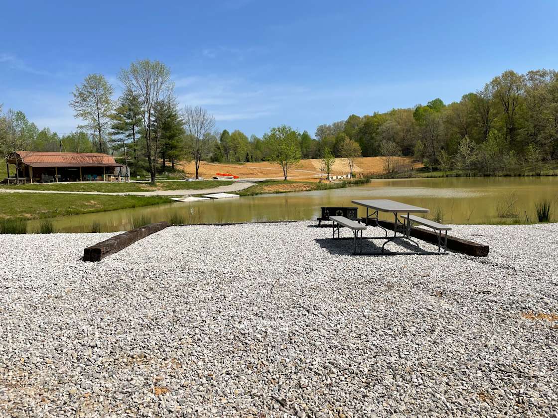 Lake View camping Hipcamp in Reynolds Station, Kentucky