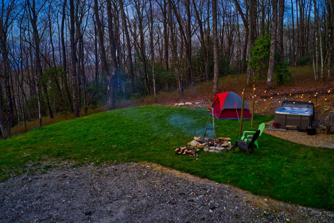 Indian Creek Rental's Mountain Camp Hipcamp in Rosman, North Carolina