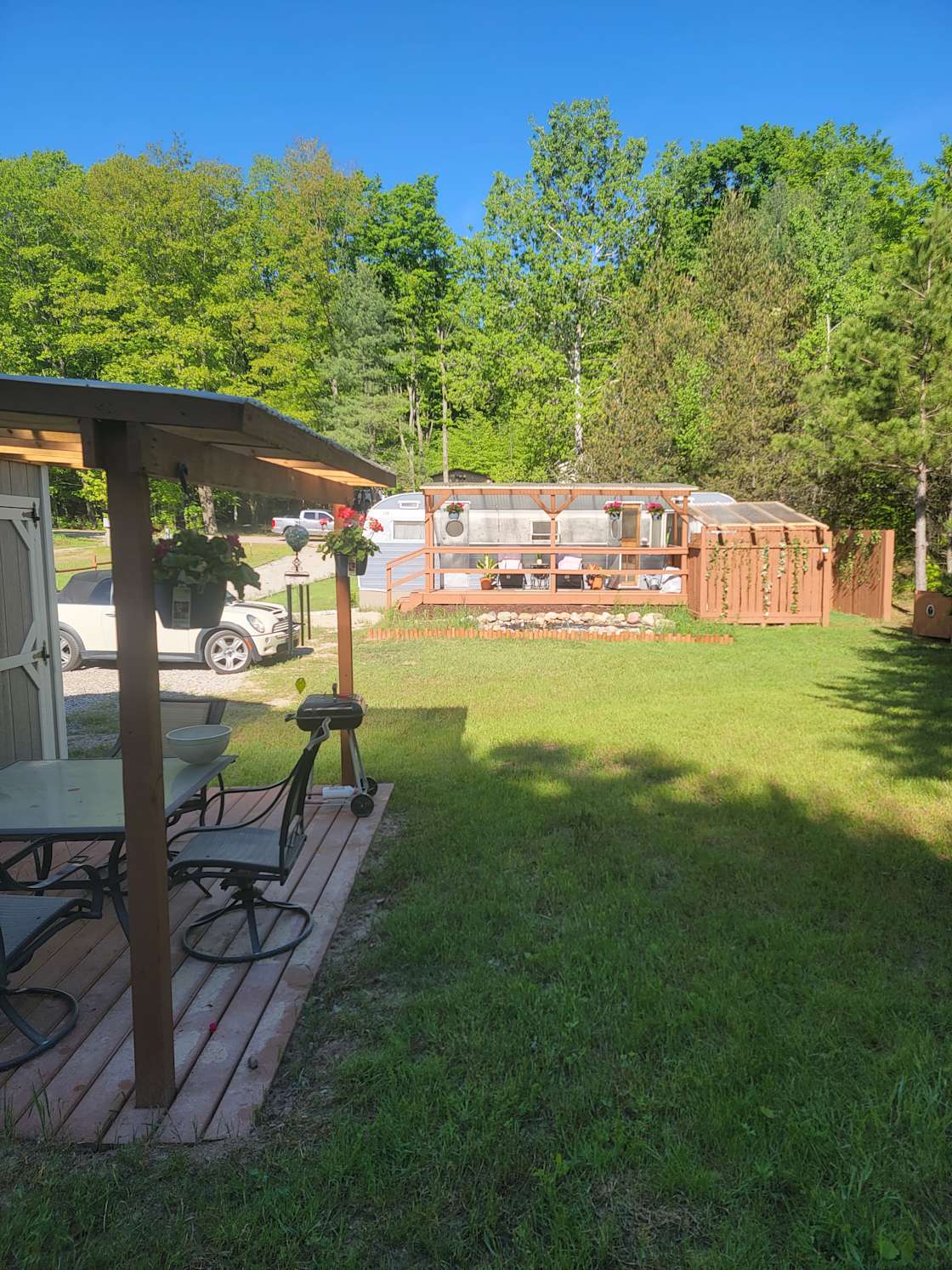 Rose Lake ranch Hipcamp in Le Roy, Michigan