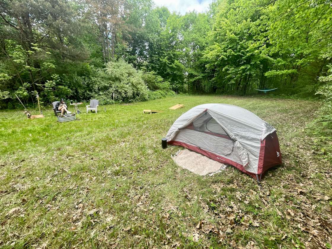 B Mo's Hideout Hipcamp in Columbiaville, Michigan