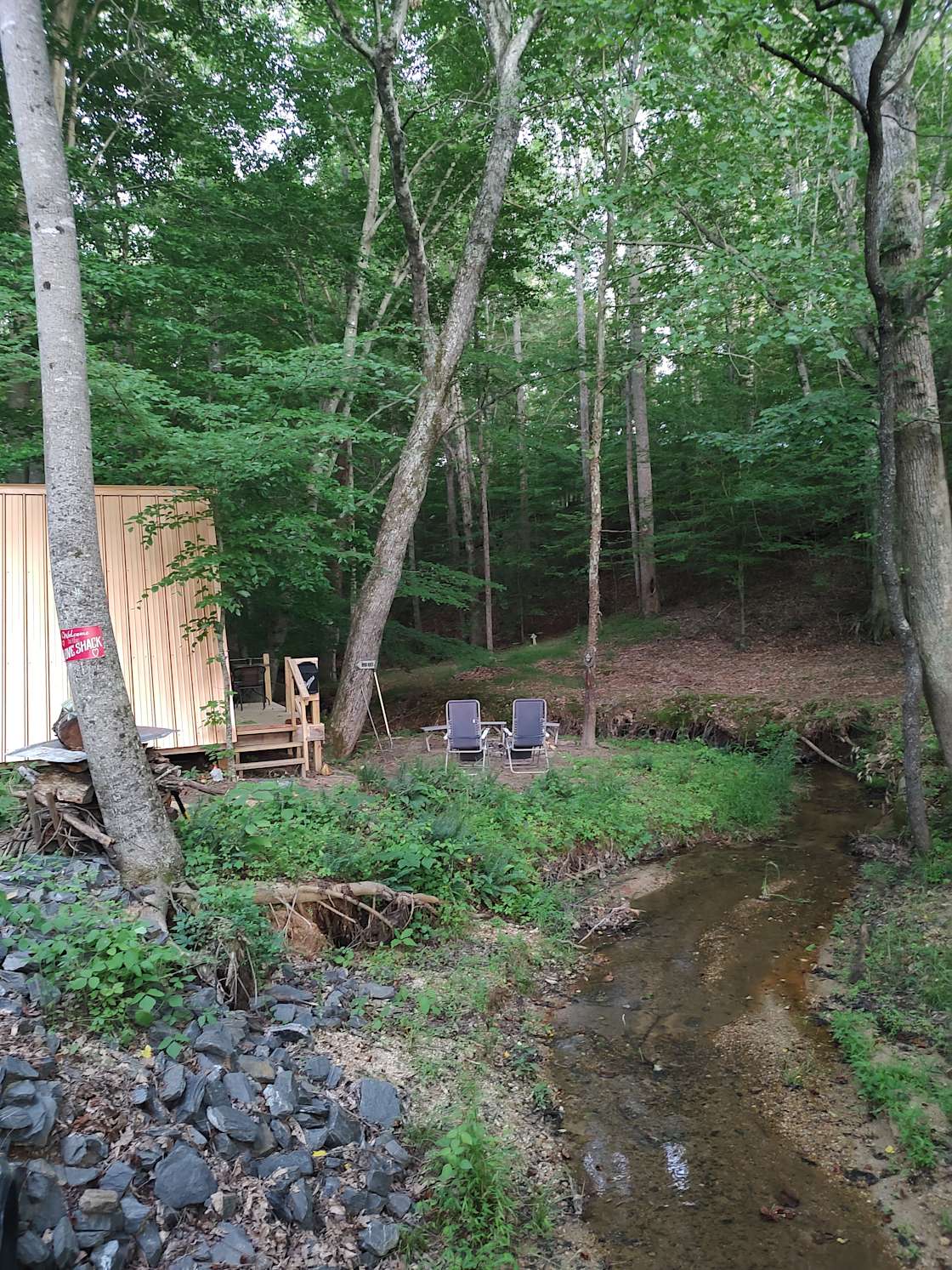 Mystic Meadow Love Shack Hipcamp in Madison, North Carolina
