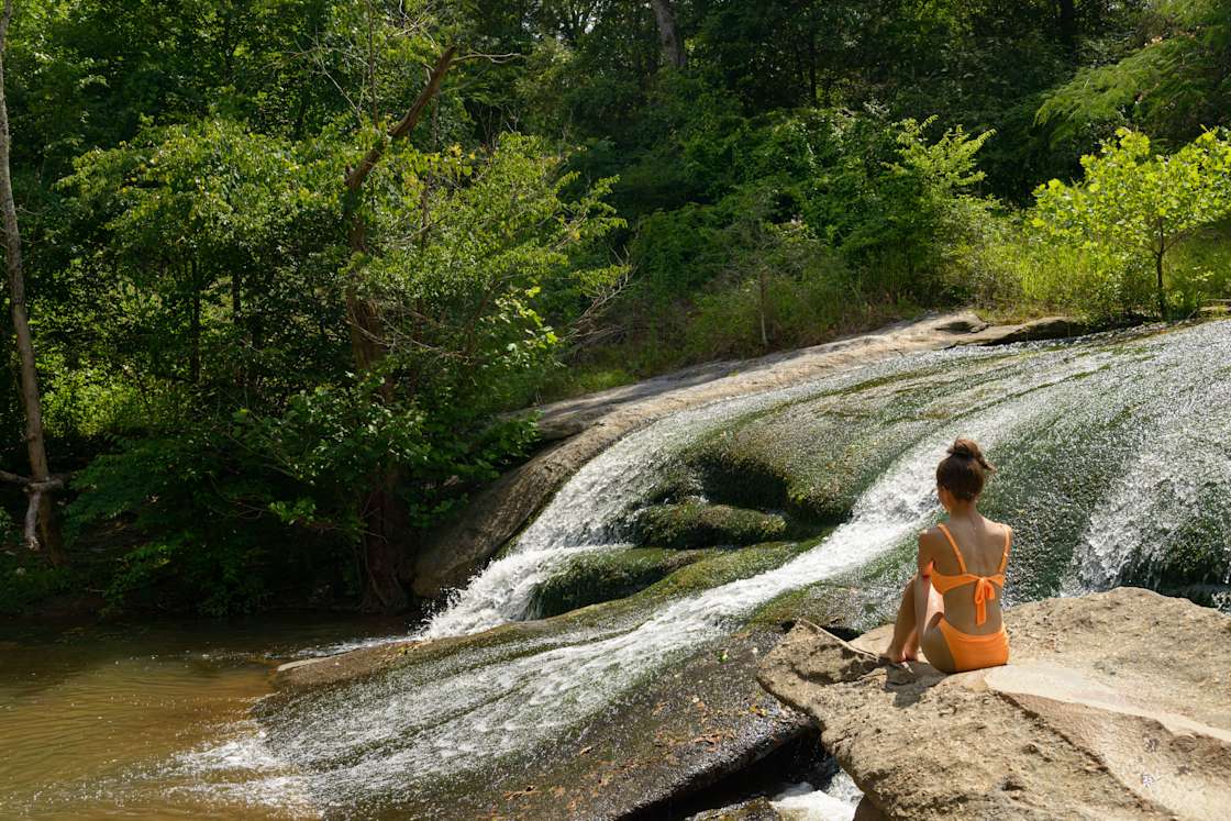 Camping with 2025 waterfalls near me