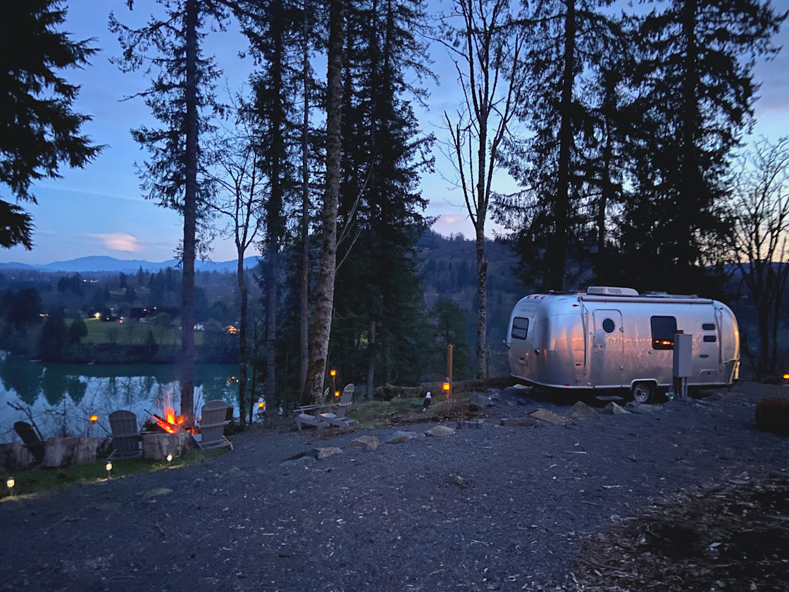 The Lookout at Mayfield Lake Hipcamp in Mossyrock, Washington