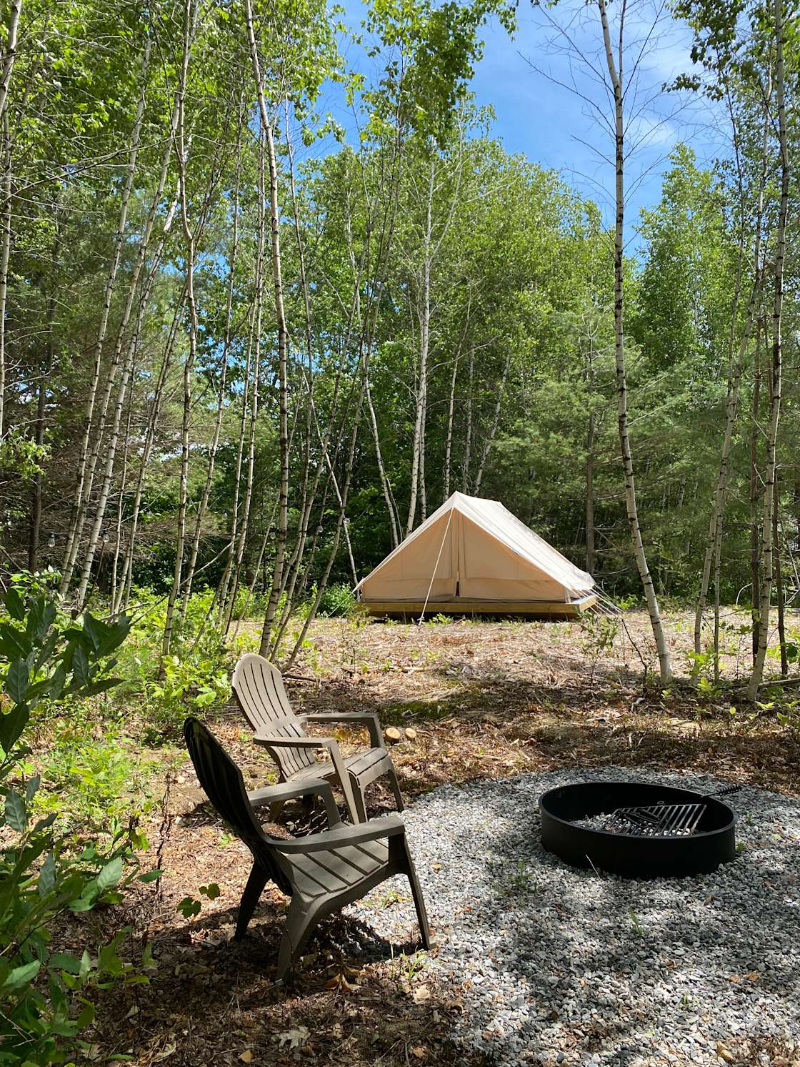 Baker Rocks Hipcamp in Rumney, New Hampshire