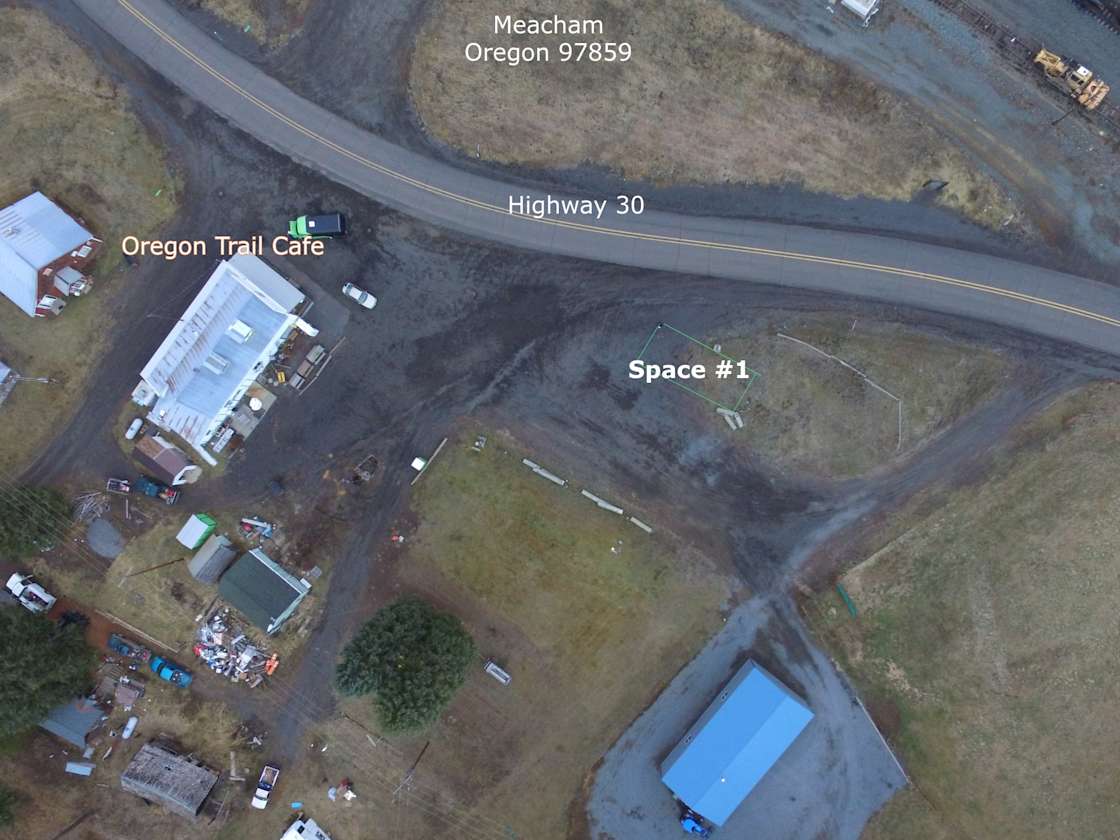 Oregon Trail Powered Camp Spot Hipcamp in Meacham, Oregon