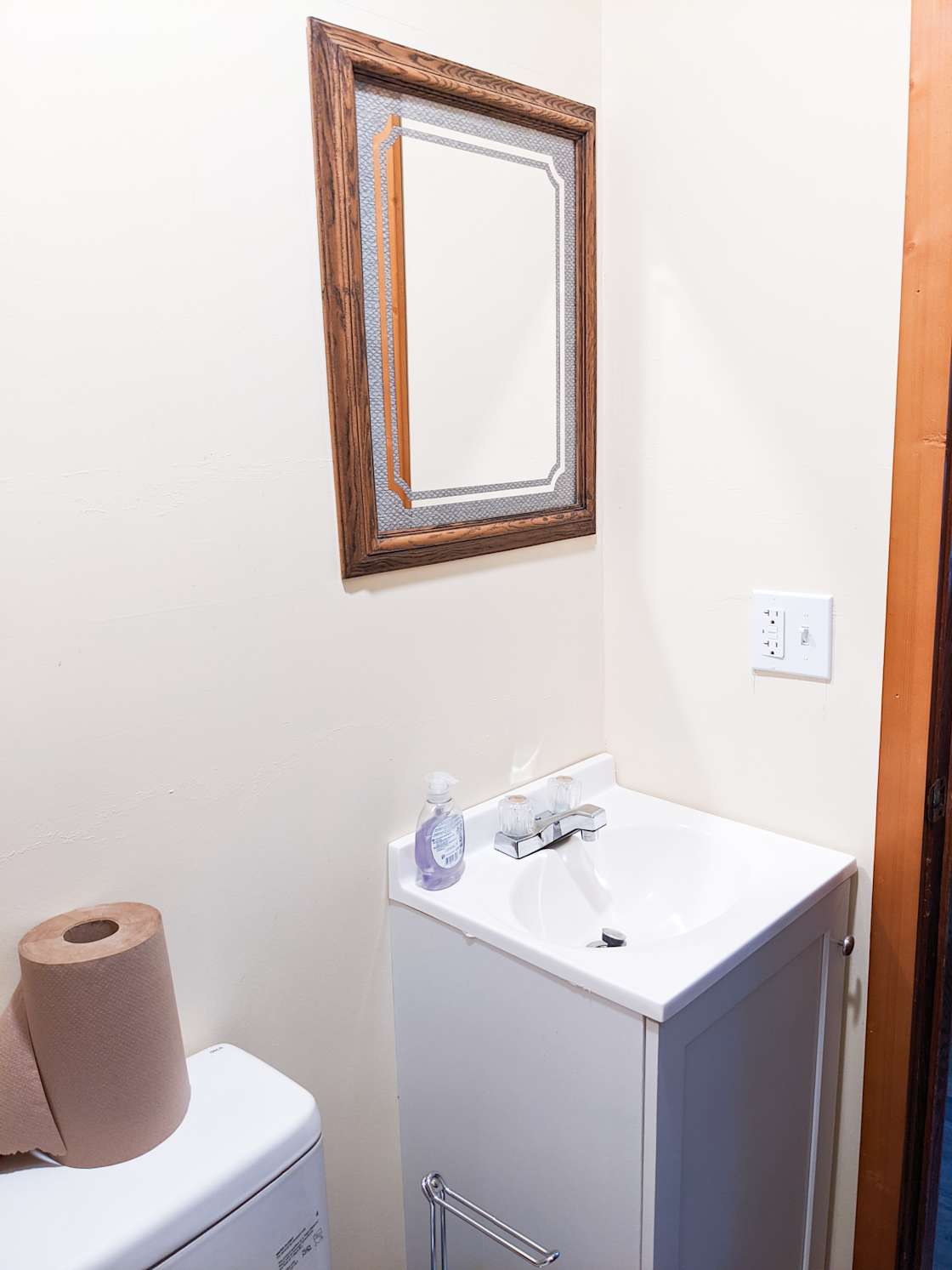 Spruce Tiny Cabin Hipcamp in Montour, Iowa