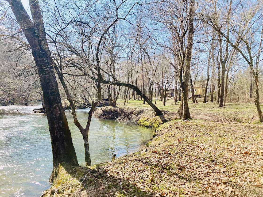 Private 14 acre Creekside Cabin Hipcamp in Quitman, Arkansas