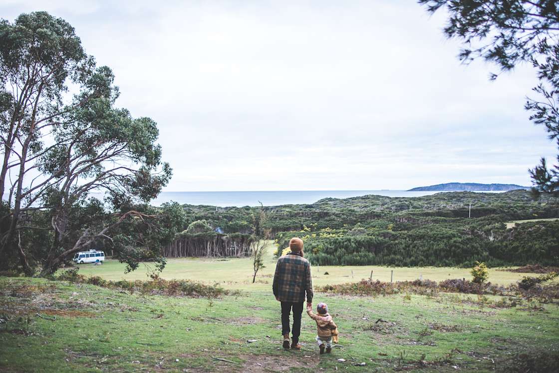 The Y at Badger Head Hipcamp in Badger Head, Tasmania