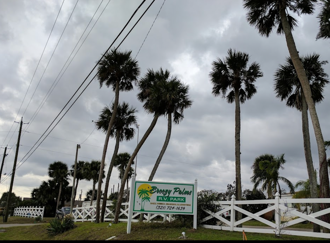 Breezy Palms RV Park Hipcamp in Palm Bay, Florida