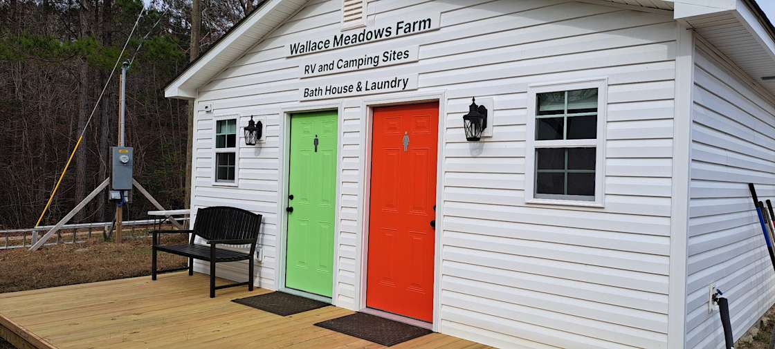 Campsite at Wallace Meadows Farm Hipcamp in Trenton, North Carolina
