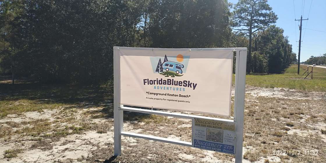 FloridaBlueSky Camp Sites Hipcamp in Perry, Florida