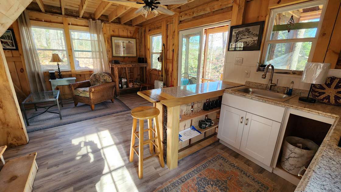 Crescent Moon Cabin Hipcamp in Grafton, New Hampshire