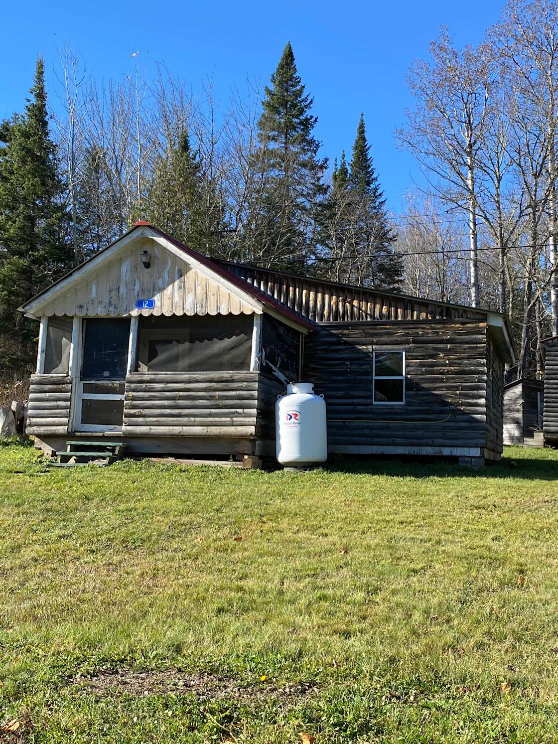Cabin by the Lake Hipcamp in Mapleton, Maine