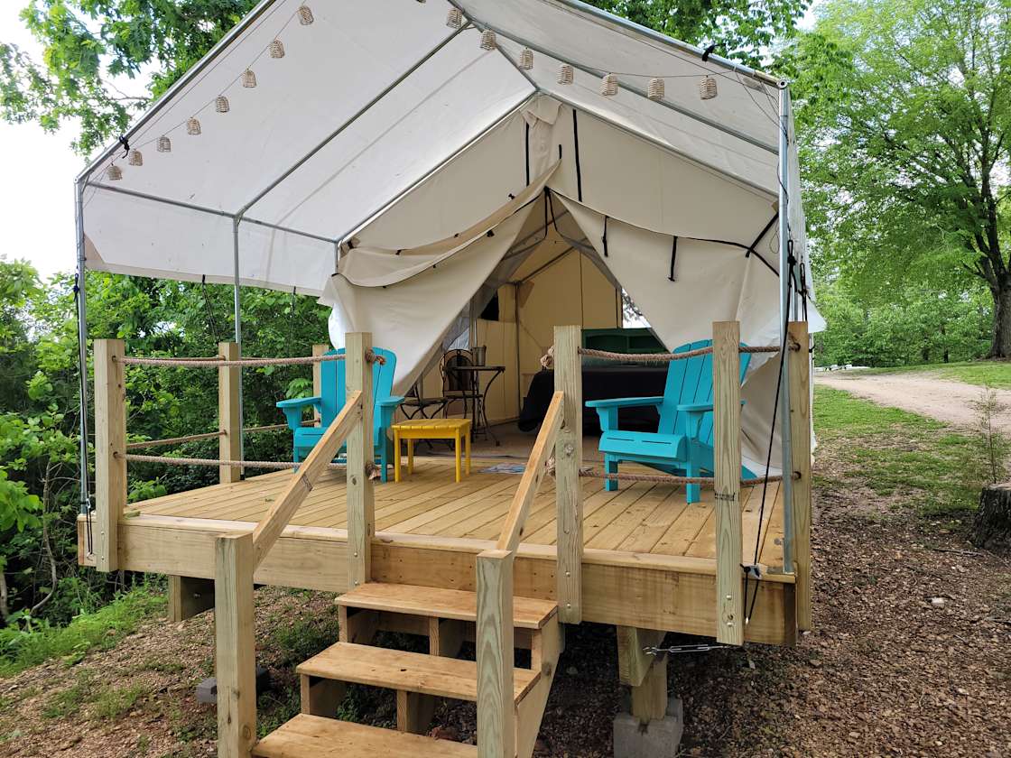 Eminence Cottages and Camp Hipcamp in Eminence, Missouri