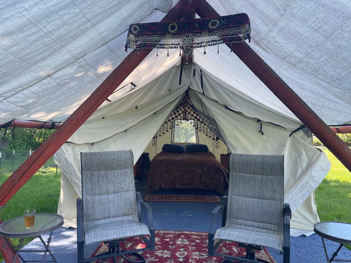Pioneer Glamping Hipcamp in Medford, Oregon
