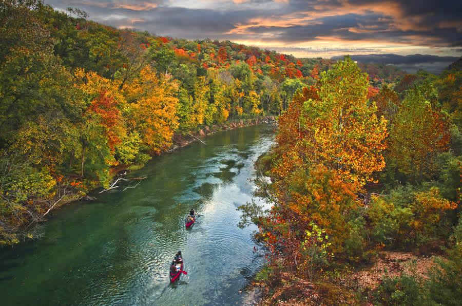 Current River Luxe Tent Mark Twain Hipcamp in Doniphan, Missouri