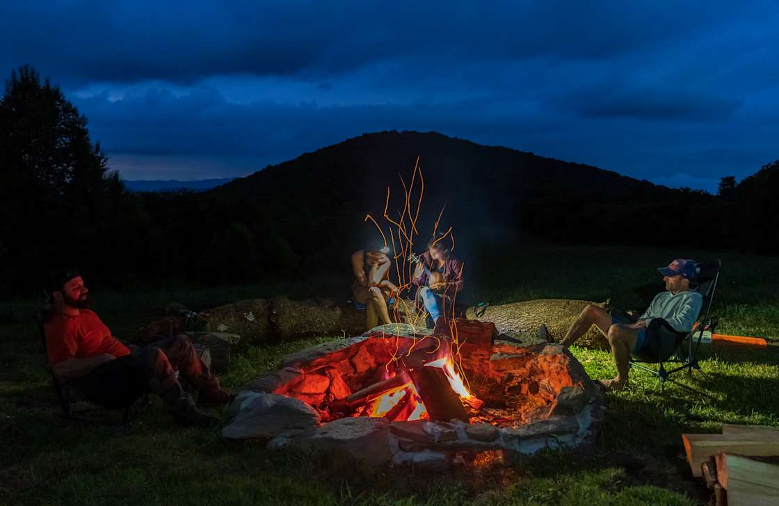 The Cabins at Sandy Mush Bald Hipcamp in Hot Springs, North Carolina