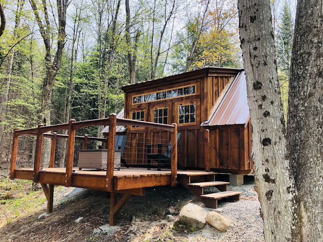 Mt Baker Tiny Cabin Hipcamp in Saranac Lake, New York
