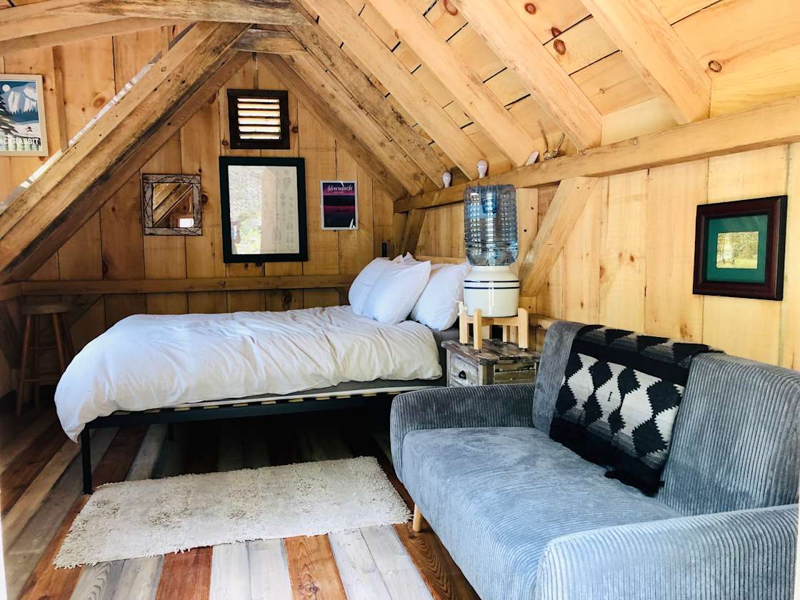 Mt Baker Tiny Cabin Hipcamp in Saranac Lake, New York